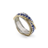 Anello Rubinia Donna Prezioso Collection Filo Della Vita in Argento Zaffiro 0.99 Ct AN112AGZB-14 - AN112AGZB-14